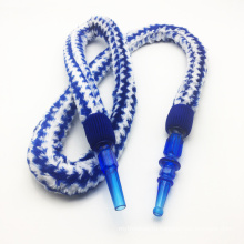 1.8 m синий полосатый дизайн меха шланг для кальяна с акриловым Мундштуком (ЭС-НН-006-4)